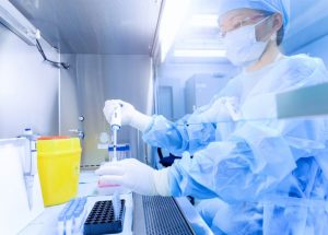 The,Scientist,Experimented,In,The,Laboratory